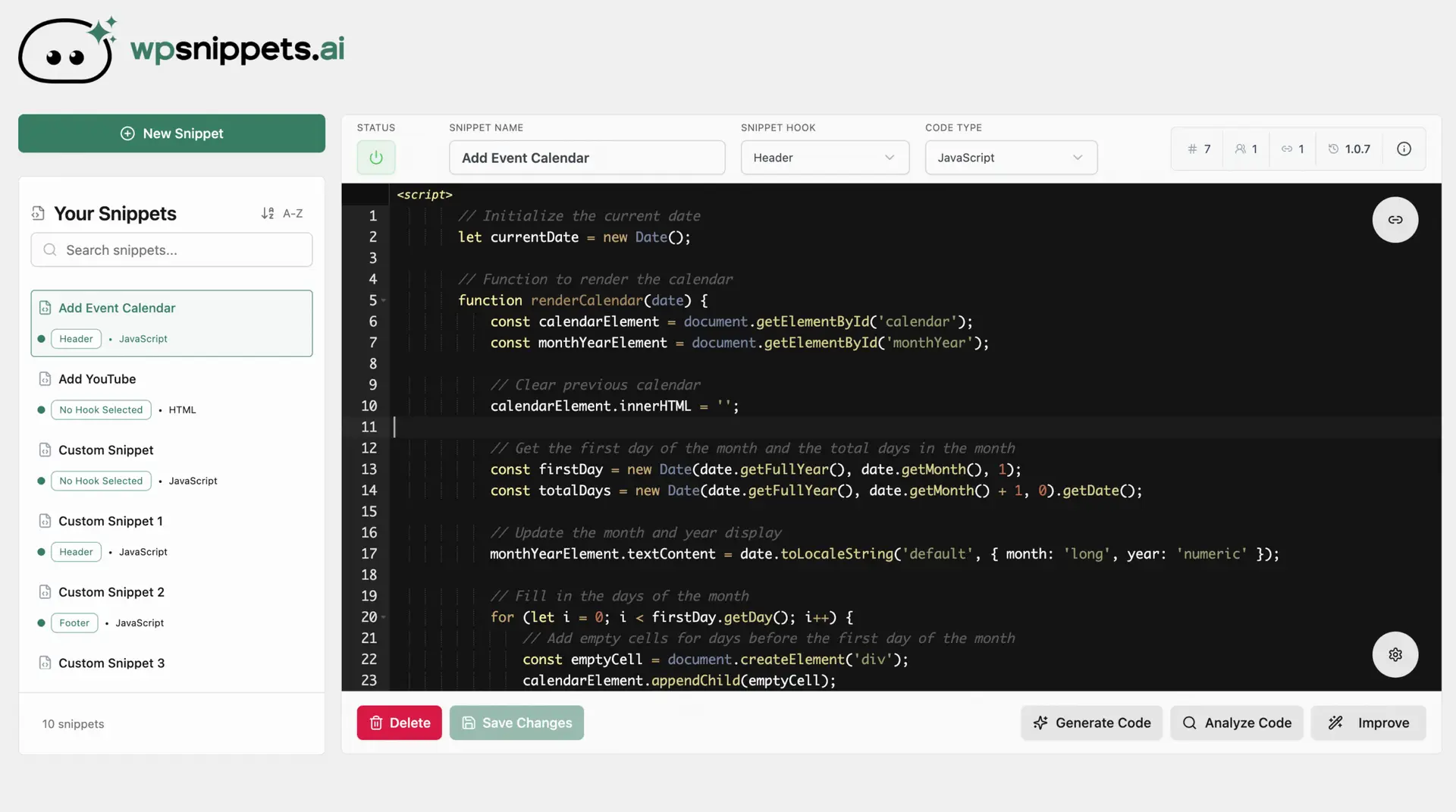 Editor Tools - Twilight Theme selected